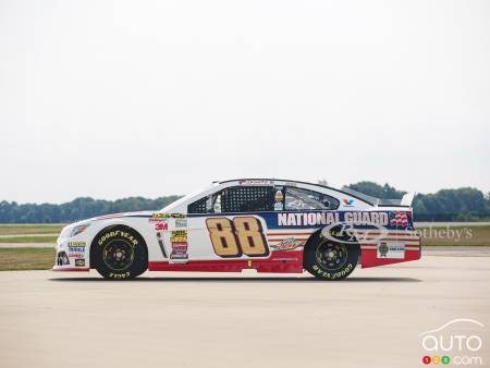 Chevrolet Impala NASCAR car driven by Dale Earnhardt Jr., profile